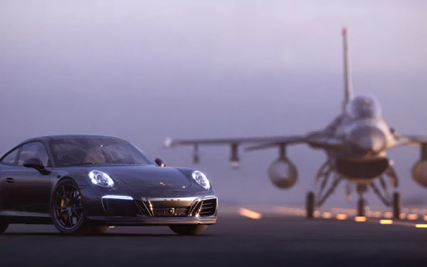 black car car Porsche Porsche 911 vehicle Porsche 911 Carrera T HD Desktop Wallpaper | Background Image
