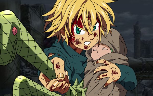 Anime The Seven Deadly Sins Meliodas Elizabeth Liones HD Wallpaper | Background Image