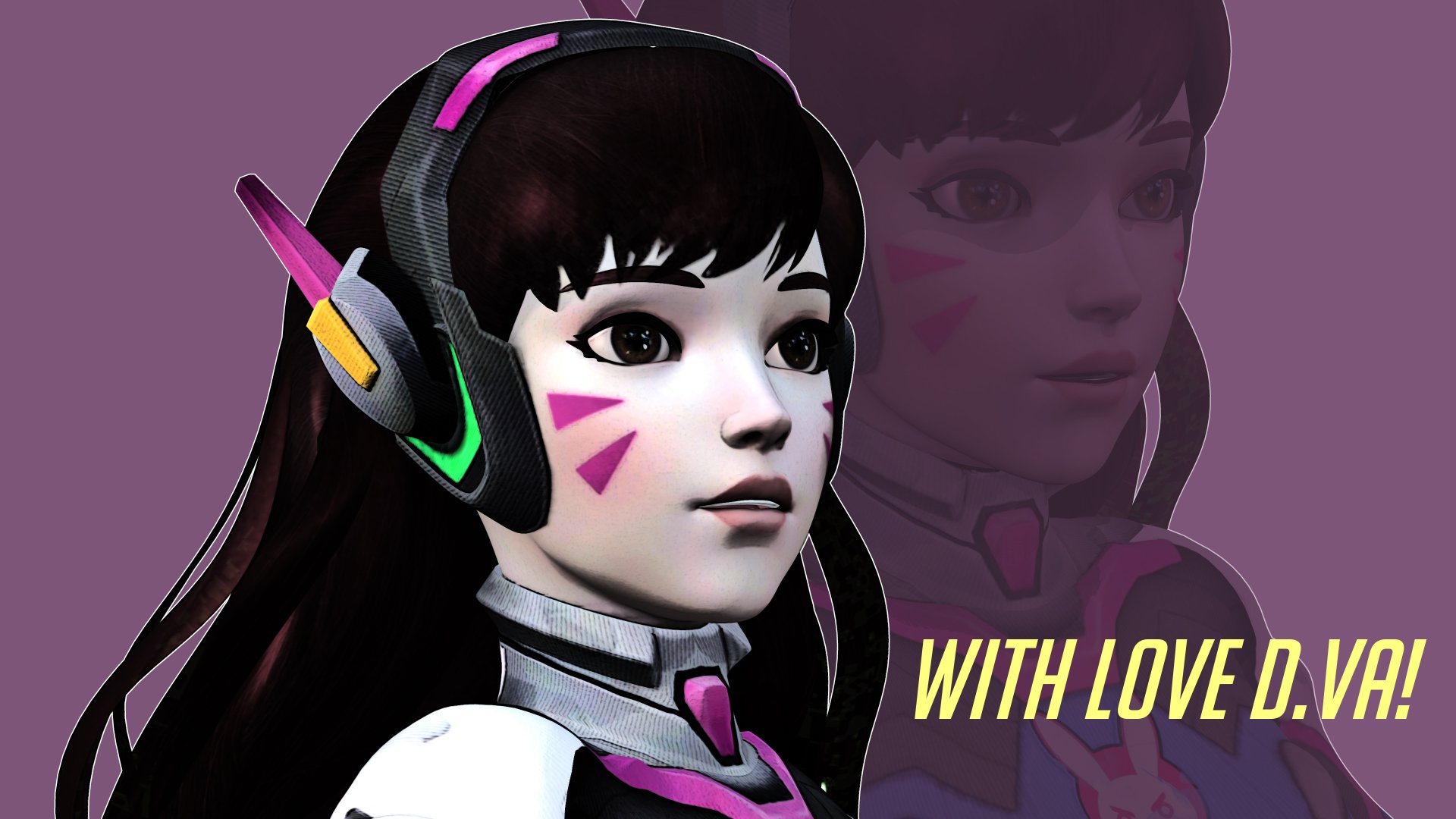 D.VA Ovwerwatch tribute with love by belzebu