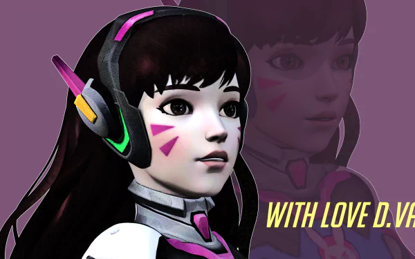  D.VA Ovwerwatch tribute with love