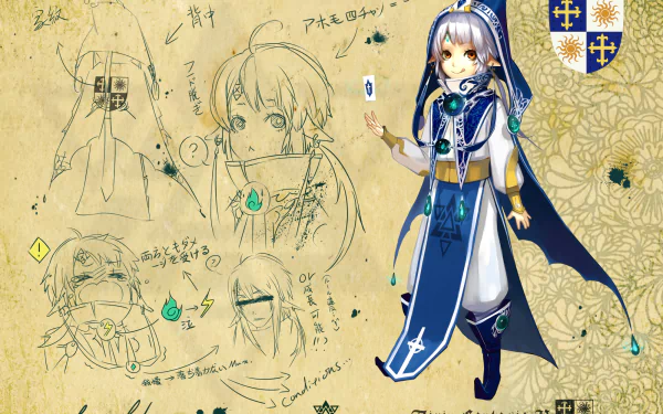 Anime Pixiv Fantasia V HD Desktop Wallpaper | Background Image