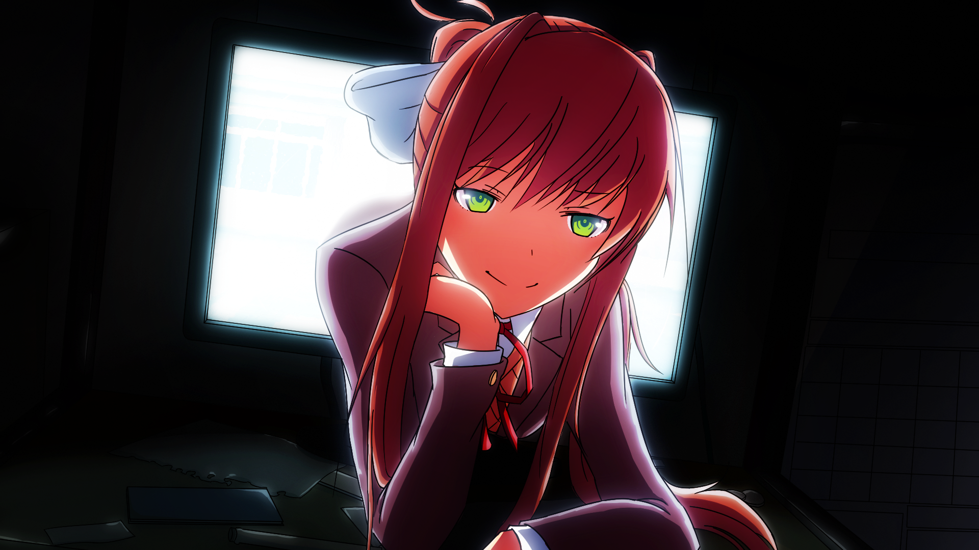 There's MORE? DDLC: Monika After Story, ddlc monika after story mod HD  wallpaper