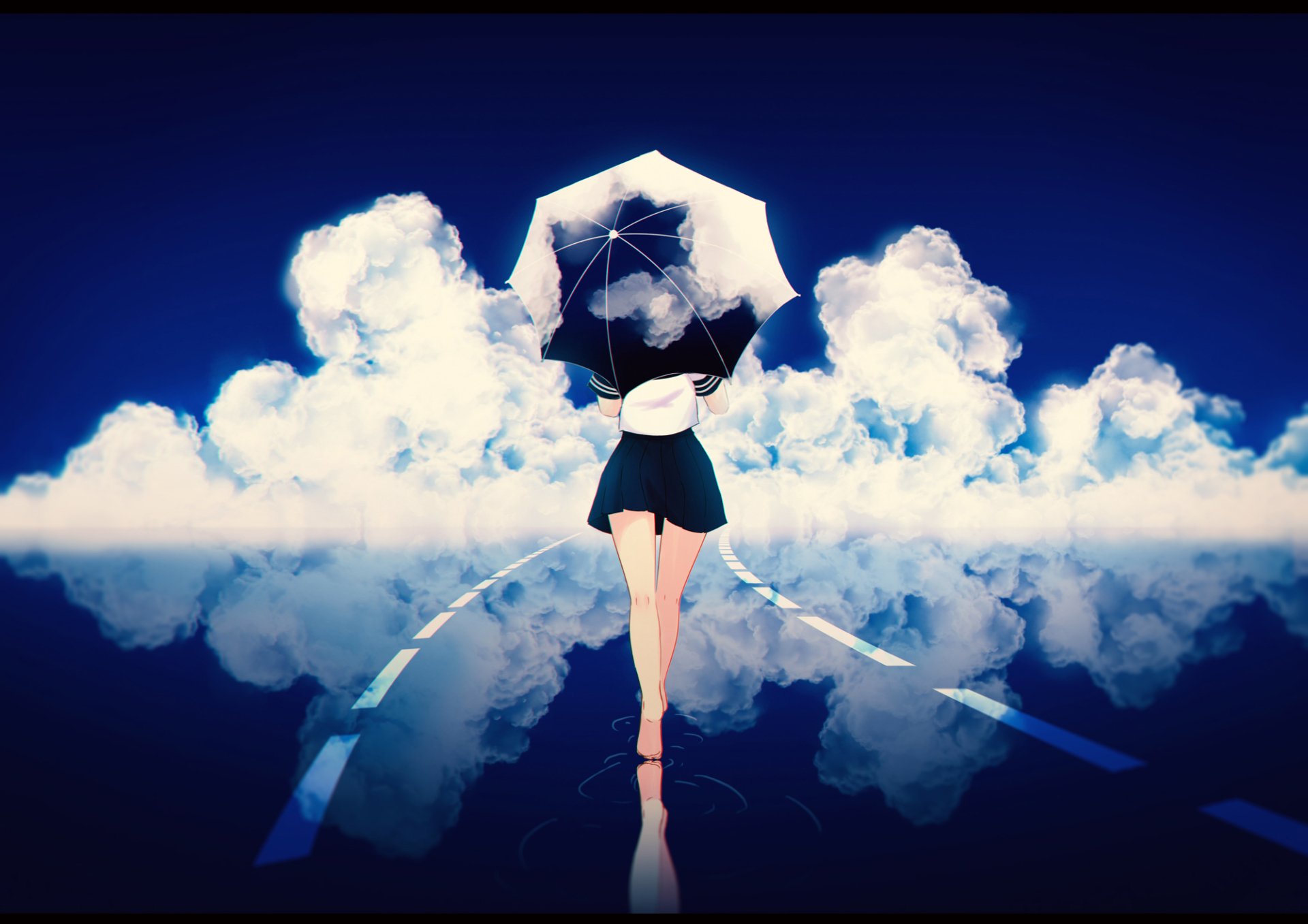 HD Anime Umbrella Escape by ebu。