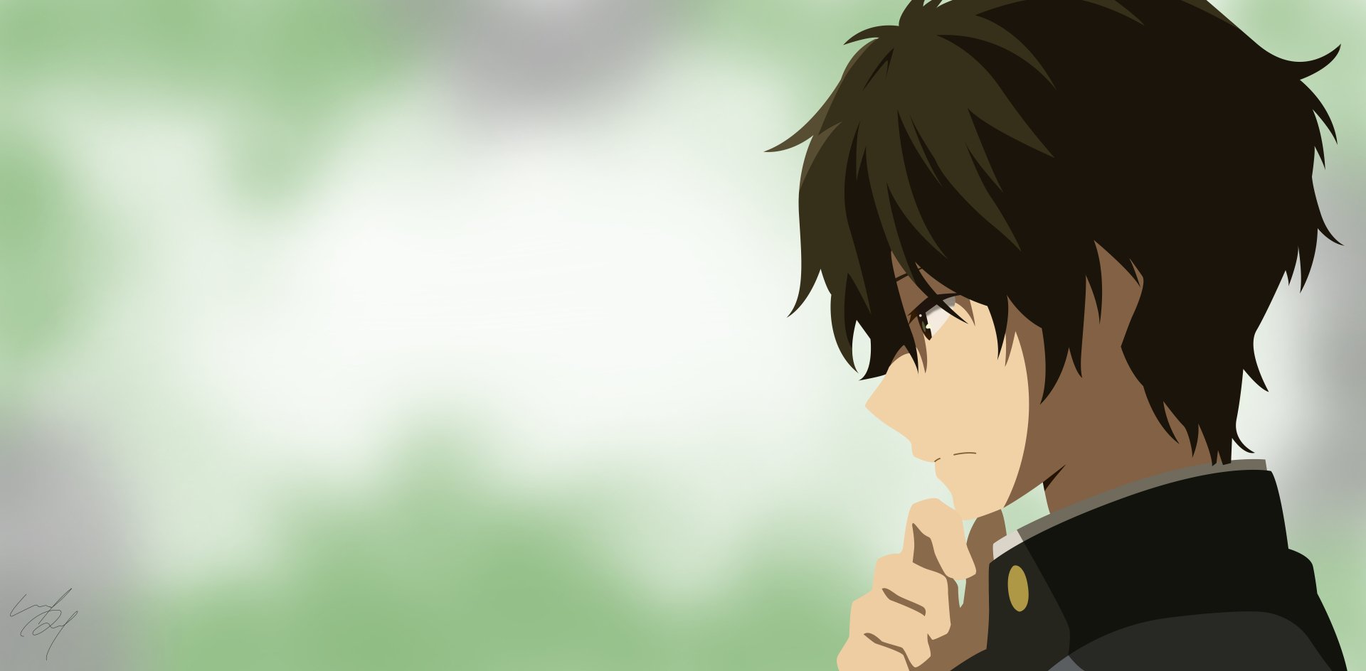 Download Hōtarō Oreki Anime Hyouka 4k Ultra HD Wallpaper by Hadziq Alhady