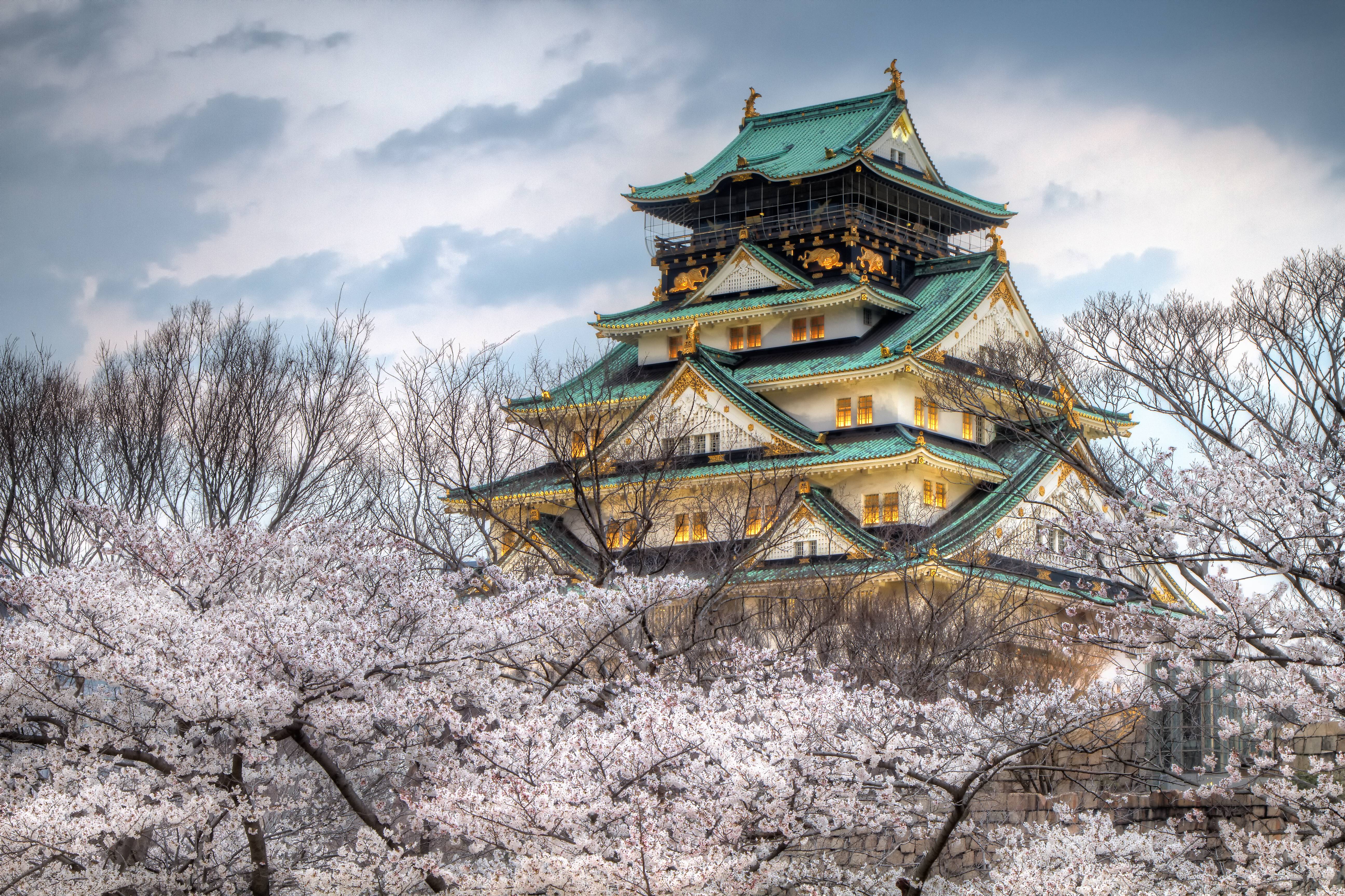 Man Made Osaka Castle HD Wallpaper | Background Image
