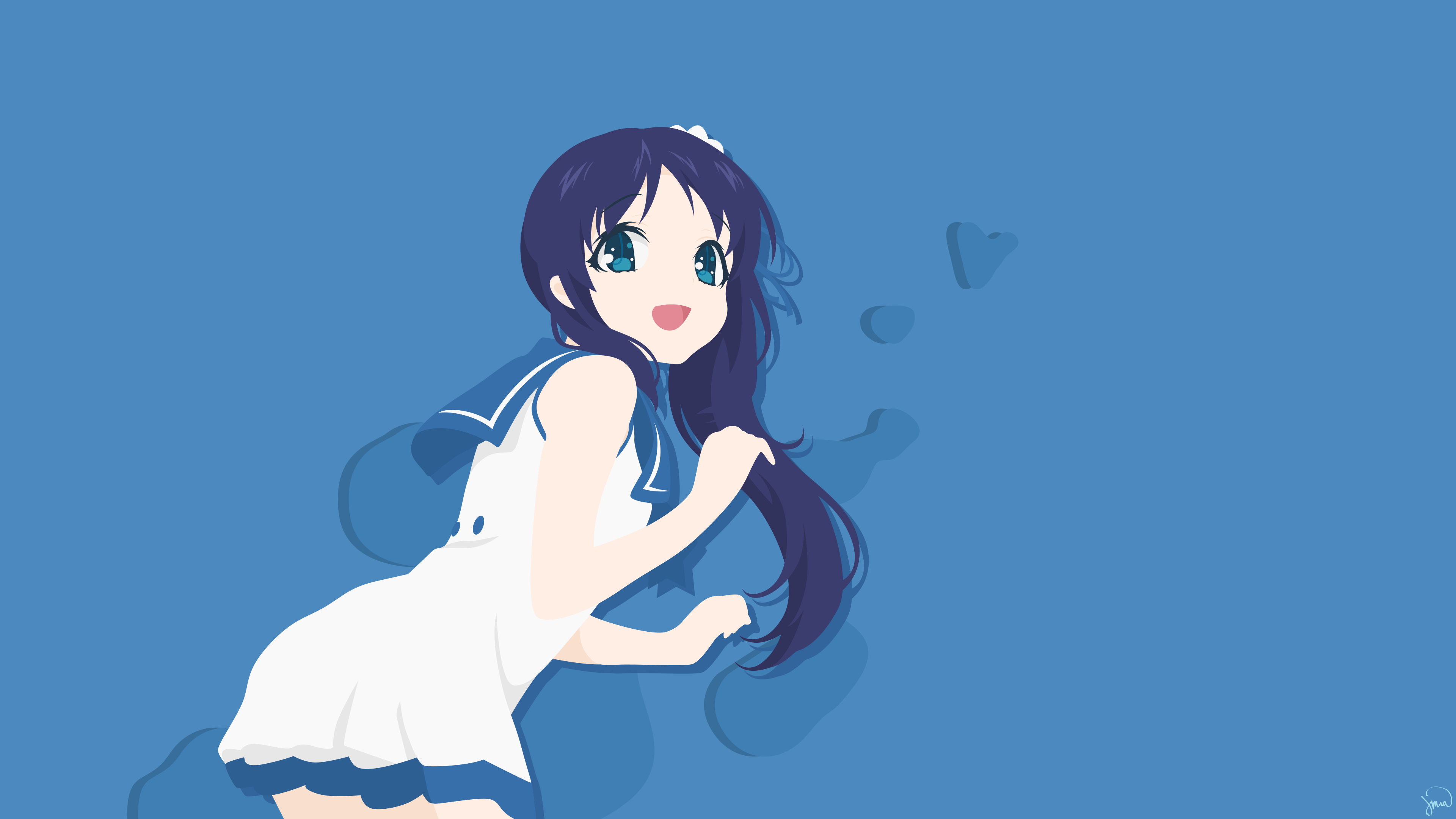 Anime Nagi no Asukara 4k Ultra HD Wallpaper by Greenmapple17