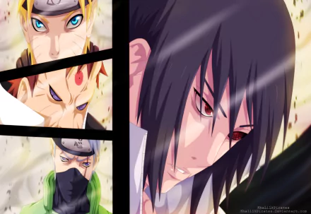 Hagoromo Ōtsutsuki Kakashi Hatake Sasuke Uchiha Naruto Uzumaki Anime Naruto Naruto & Sasuke HD Desktop Wallpaper | Background Image