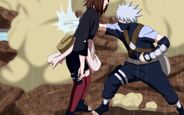 Anime Naruto Kakashi Hatake Rin Nohara HD Wallpaper | Background Image