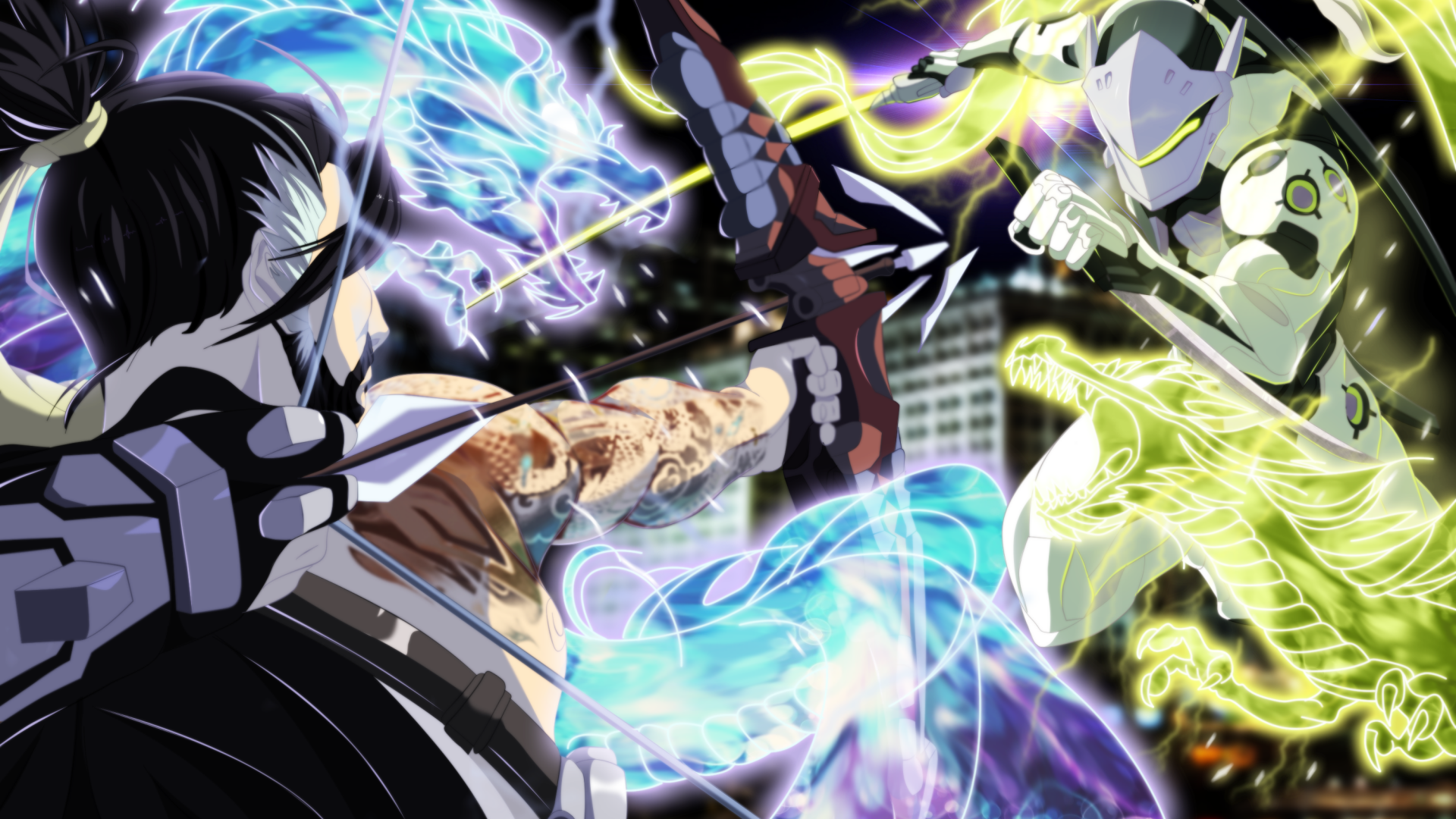 Download Hanzo (Overwatch) Genji (Overwatch) Genji Shimada Hanzo