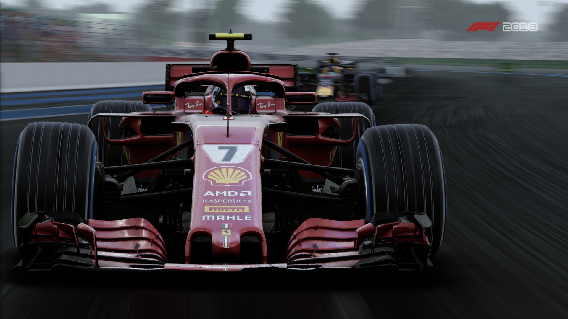 Download Ferrari SF71H Vehicle F1 Ferrari Video Game F1 2018 HD Wallpaper by FLX-II