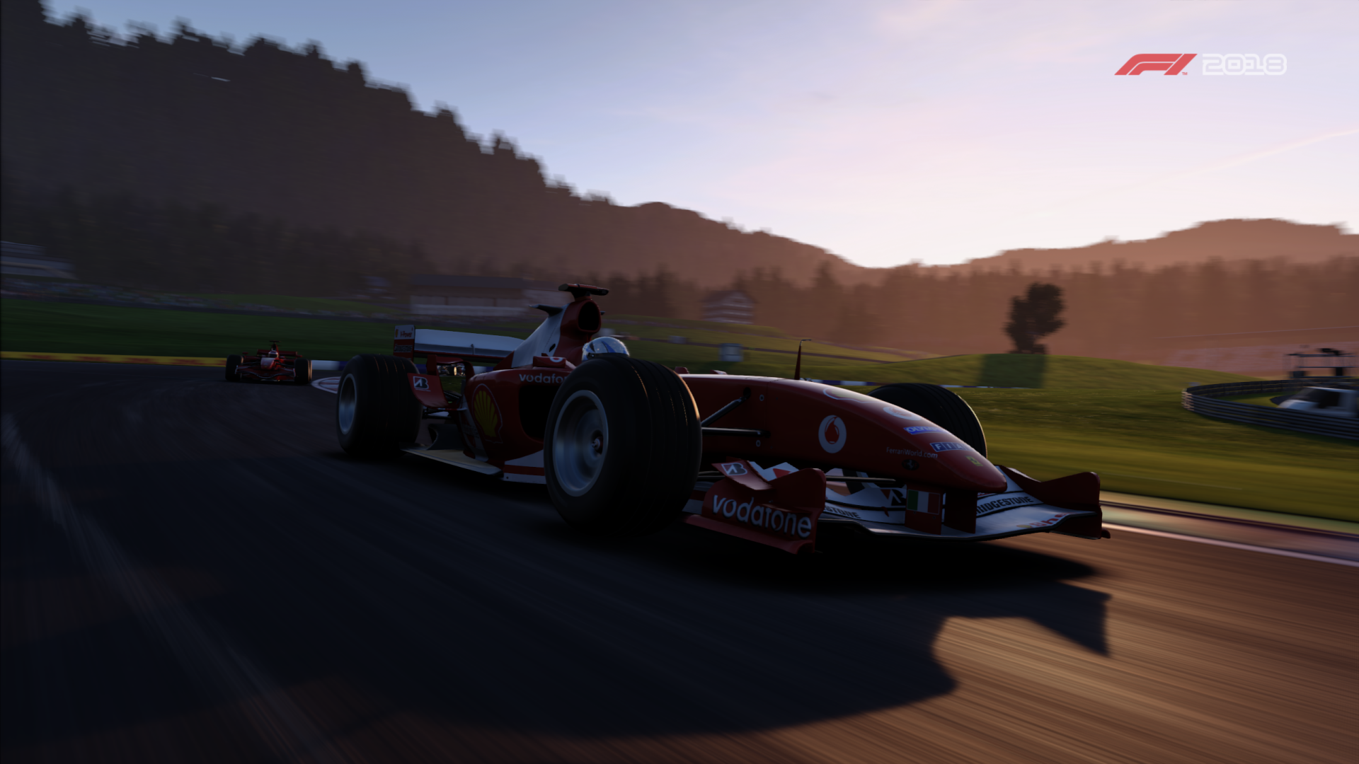 Download Ferrari Sunrise Vehicle F1 Video Game F1 2018 HD Wallpaper by FLX-II