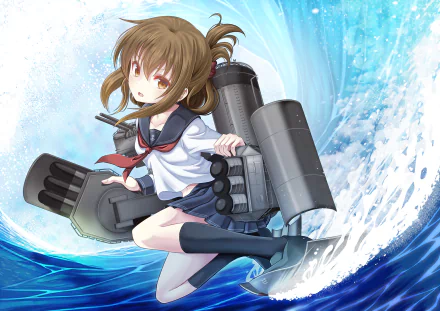 Inazuma (Kancolle) Anime Kantai Collection HD Desktop Wallpaper | Background Image