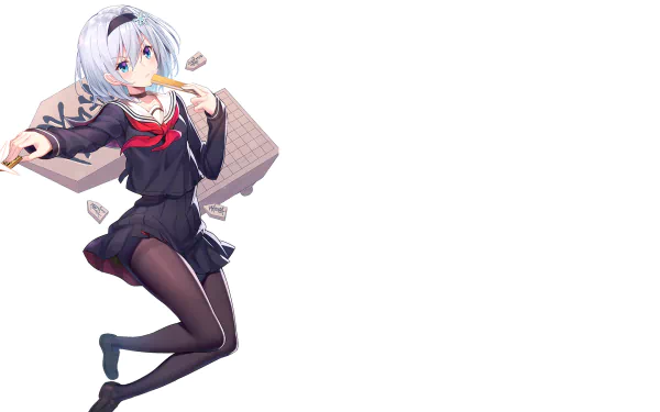 Ginko Sora Anime The Ryuo's Work is Never Done! HD Desktop Wallpaper | Background Image
