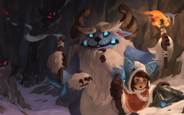 Willump (League Of Legends) Nunu (League Of Legends) video game League Of Legends HD Desktop Wallpaper | Background Image