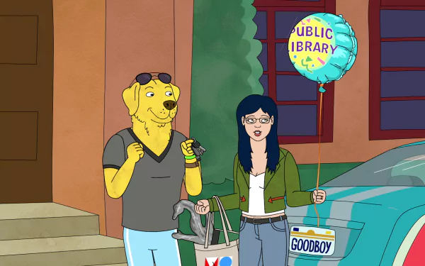 Mr. Peanutbutter (BoJack Horseman) Diane Nguyen TV Show BoJack Horseman HD Desktop Wallpaper | Background Image