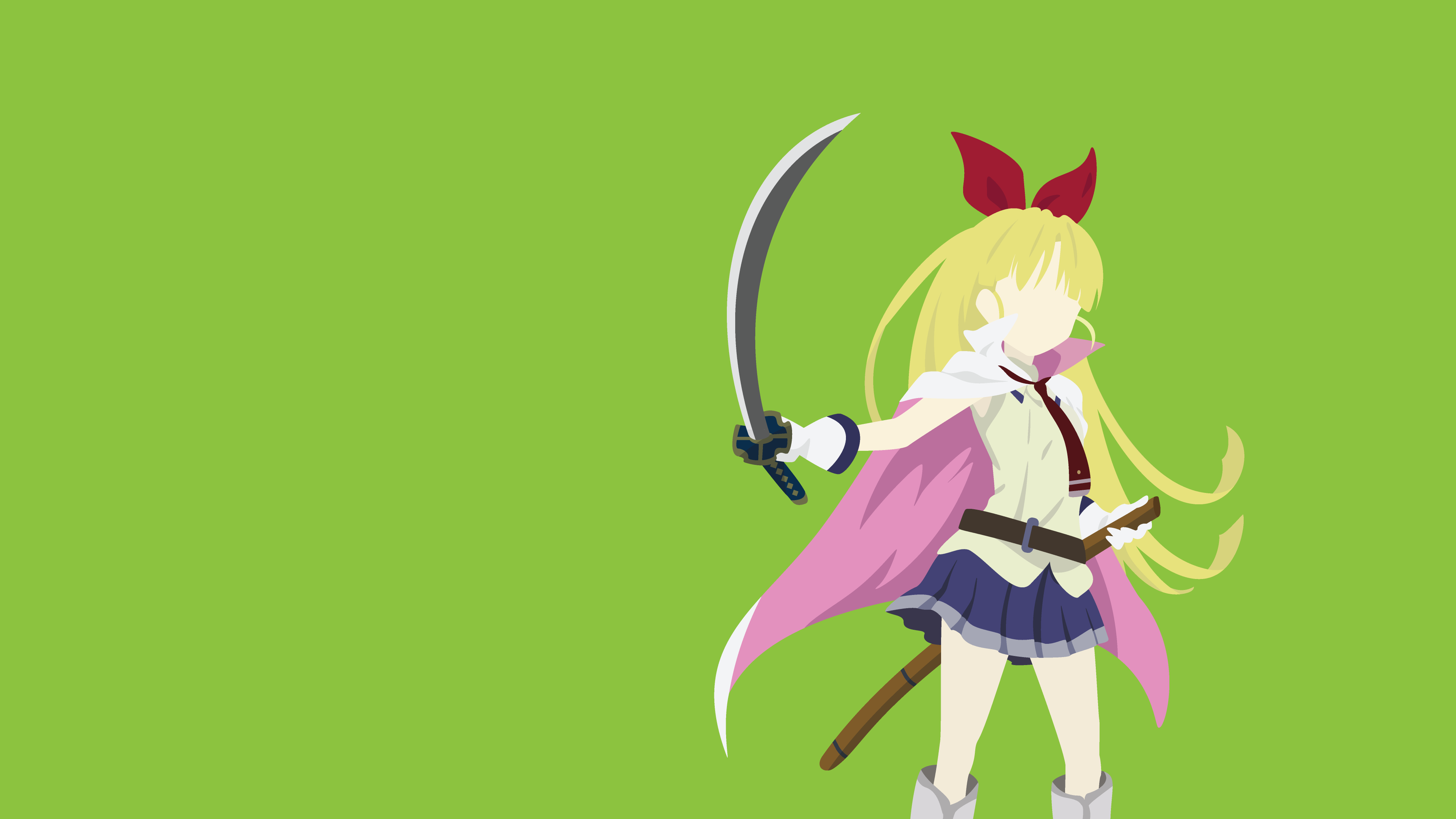 Anime Armed Girl's Machiavellism 4k Ultra HD Wallpaper by Luridu