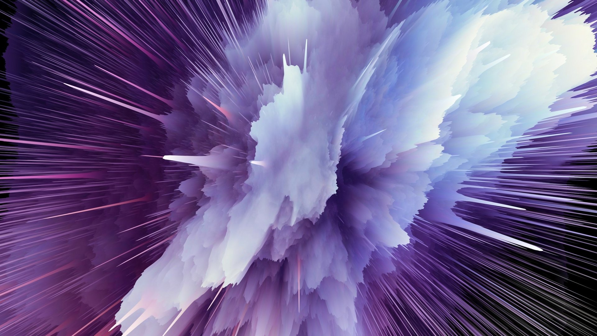 Download Explosion Purple Artistic Particle HD Wallpaper