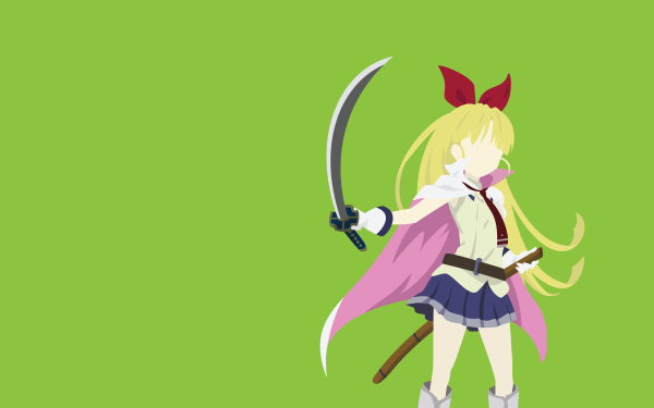 Anime Armed Girl's Machiavellism Warabi Hanasaka HD Wallpaper | Background Image