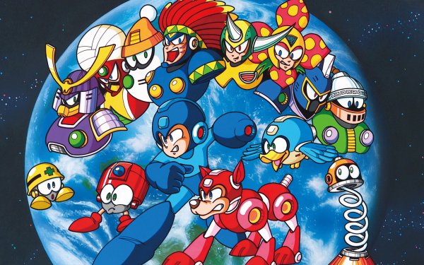 Video Game Mega Man 6 Mega Man Rush Eddie Beat Yamato Man Flame Man Wind Man Centaur Man Knight Man Blizzard Man Tomahawk Man HD Wallpaper | Background Image