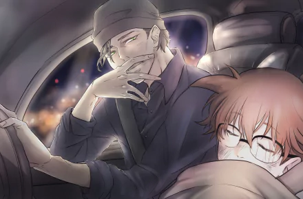 Conan Edogawa Shuichi Akai Anime Detective Conan HD Desktop Wallpaper | Background Image