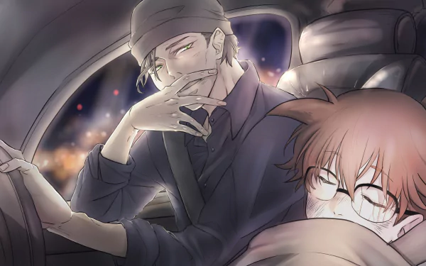 Conan Edogawa Shuichi Akai Anime Detective Conan HD Desktop Wallpaper | Background Image