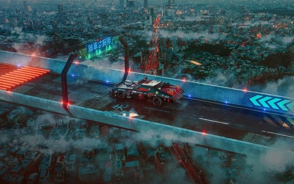 Sci Fi Vehicle City Cityscape Futuristic HD Wallpaper | Background Image