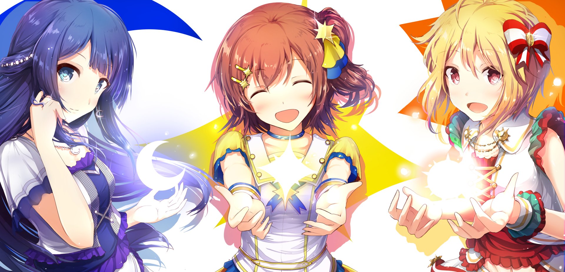 Download Shizuka Mogami Tsubasa Ibuki Mirai Kasuga Anime THE IDOLM@STER: Million Live! HD Wallpaper by ろりす