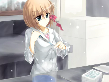 scientist Anime Original HD Desktop Wallpaper | Background Image