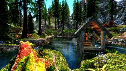 Riverwood (Skyrim) The Elder Scrolls V: Skyrim video game HD Desktop Wallpaper | Background Image