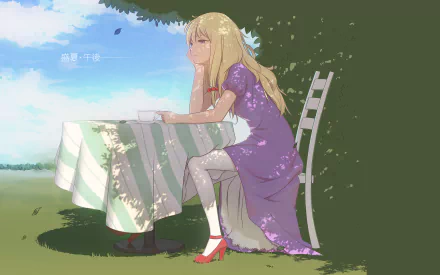 Yukari Yakumo Anime Touhou HD Desktop Wallpaper | Background Image