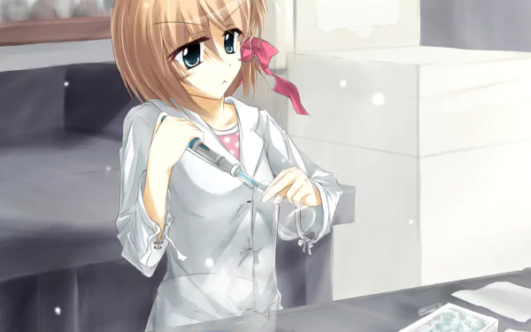 scientist Anime Original HD Desktop Wallpaper | Background Image