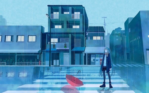 Anime Vocaloid Hatsune Miku Polychromatic Road HD Wallpaper | Background Image