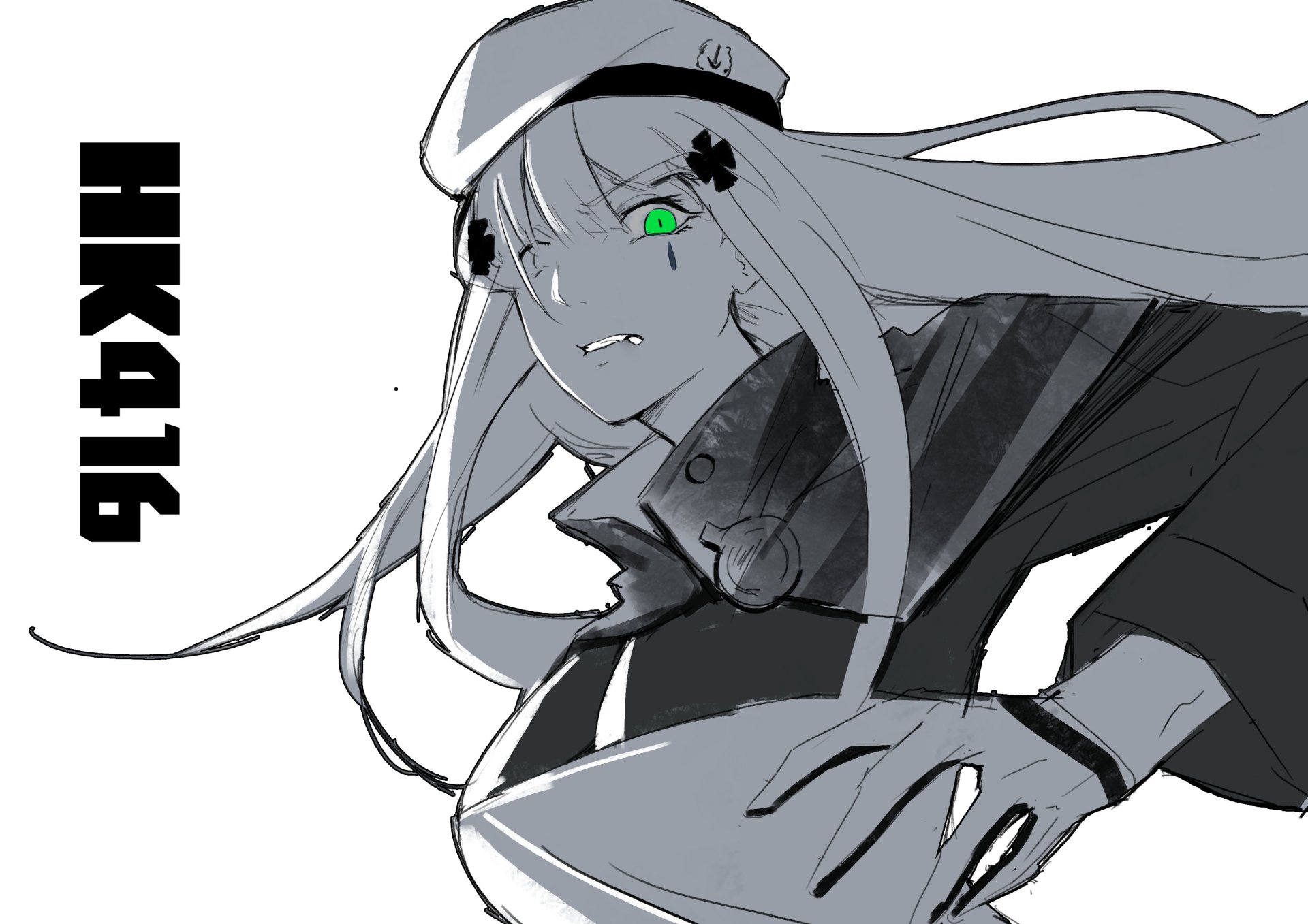 Download HK416 (Girls Frontline) Video Game Girls Frontline HD Wallpaper by Lx.hk