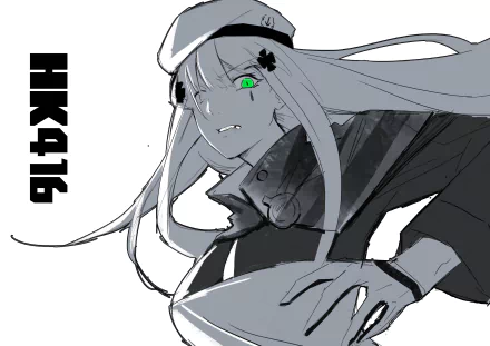 HK416 (Girls Frontline) video game Girls Frontline HD Desktop Wallpaper | Background Image