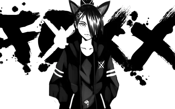 jacket cat girl Anime Original HD Desktop Wallpaper | Background Image