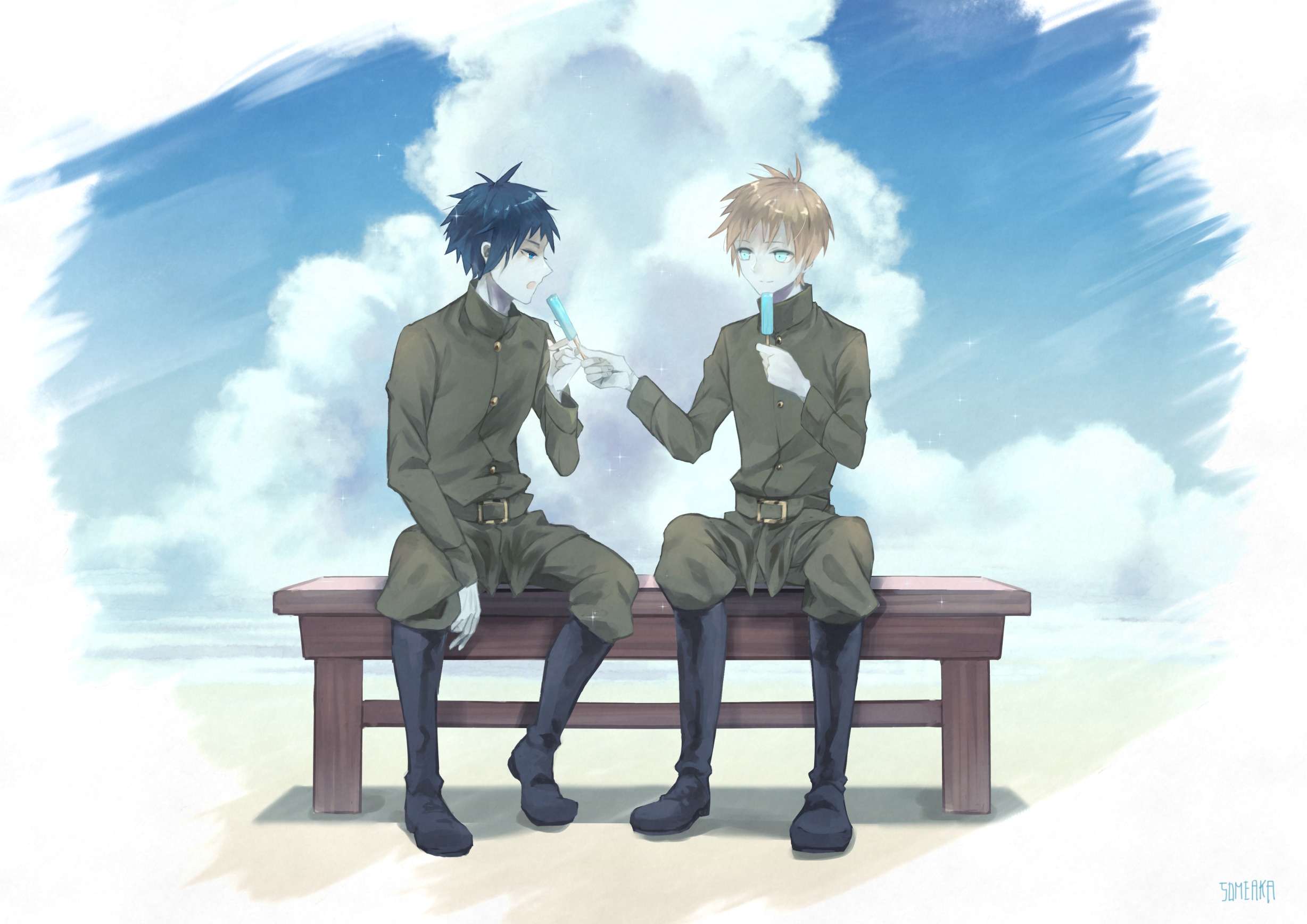 Gokuto Jihen HD Wallpaper by 染赤