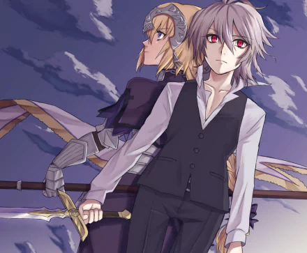 Jeanne d'Arc (Fate Series) Sieg (Fate/Apocrypha) Anime Fate/Apocrypha HD Desktop Wallpaper | Background Image