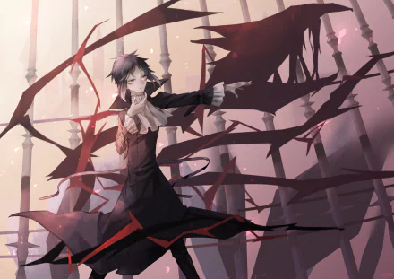 Ryūnosuke Akutagawa Anime Bungou Stray Dogs HD Desktop Wallpaper | Background Image