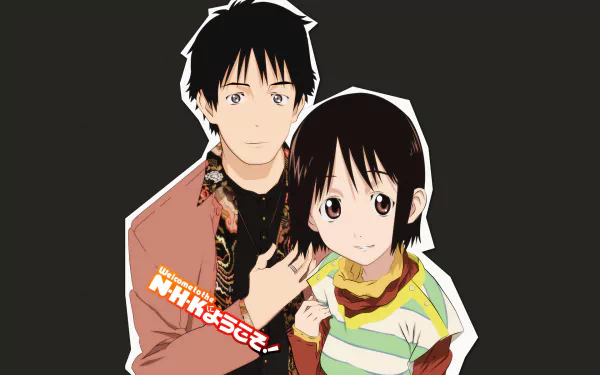 Tatsuhiro Satou Misaki Nakahara Anime Welcome To The N.H.K. HD Desktop Wallpaper | Background Image