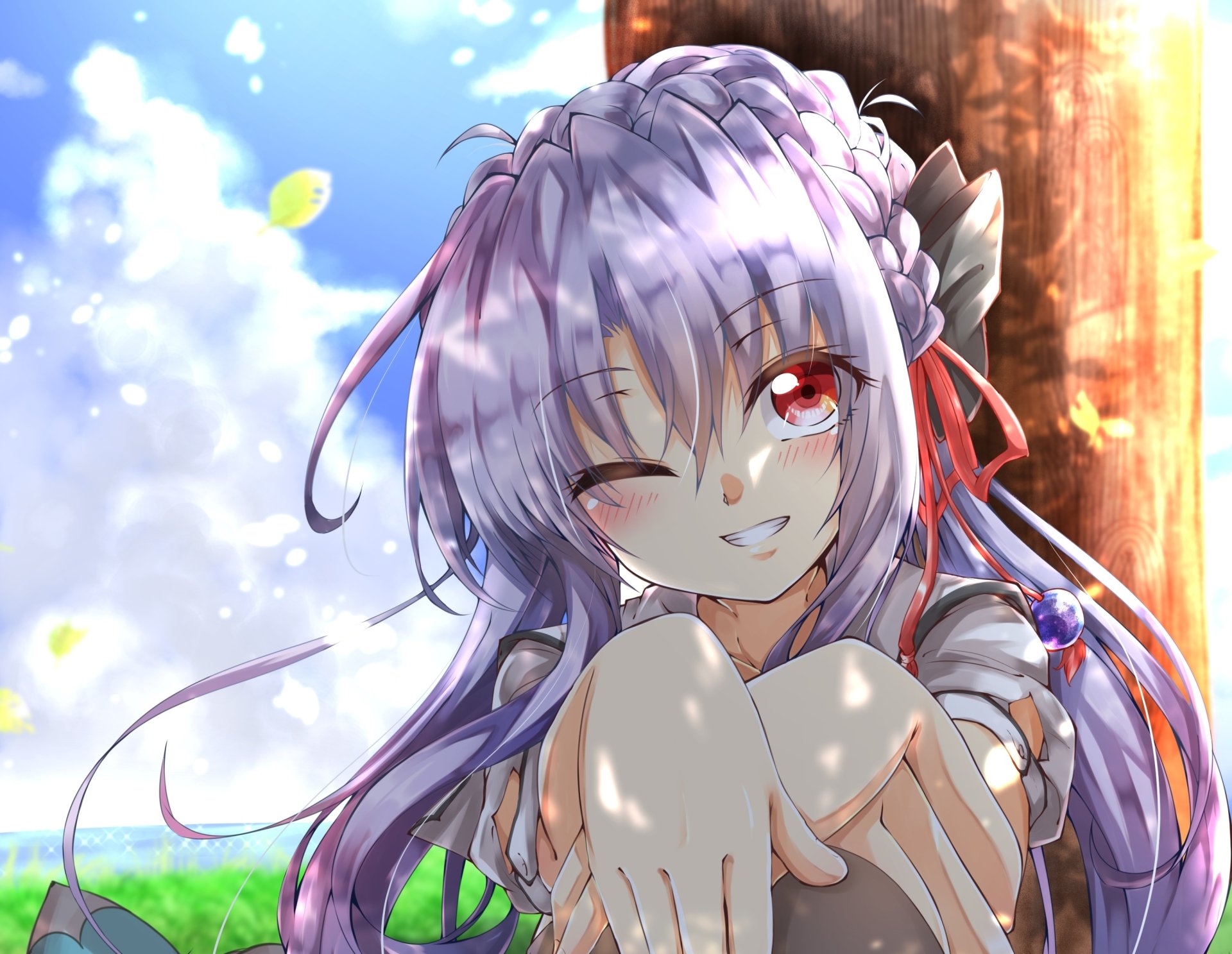 Download Video Game Summer Pockets HD Wallpaper by 東雲もづく