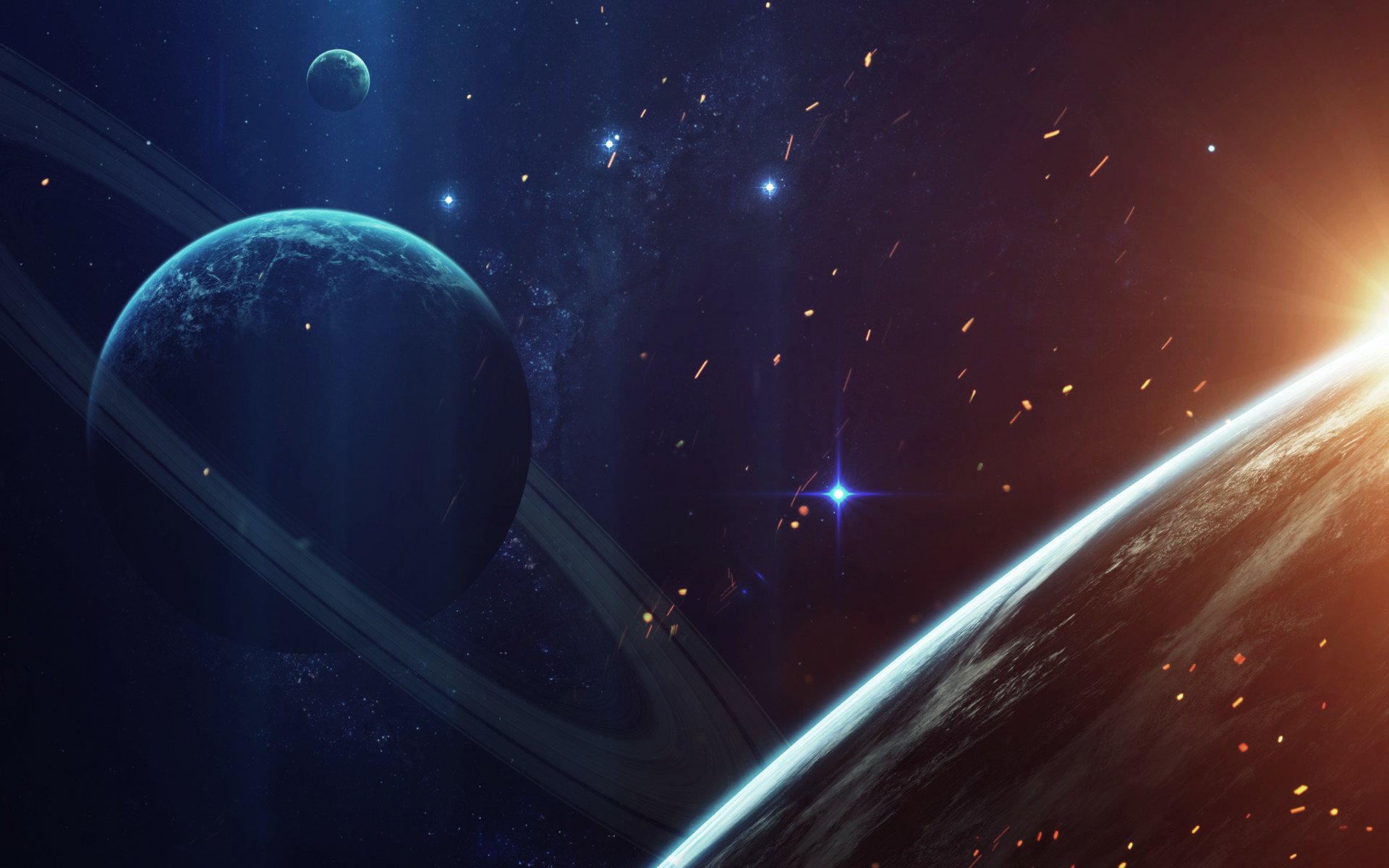 Sci Fi Planet HD Wallpaper by Vadim Sadovski