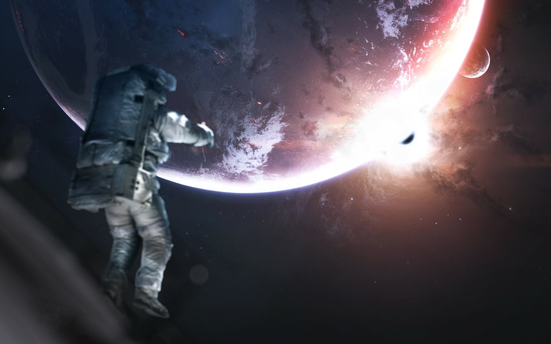 Sci Fi Astronaut HD Wallpaper by Vadim Sadovski