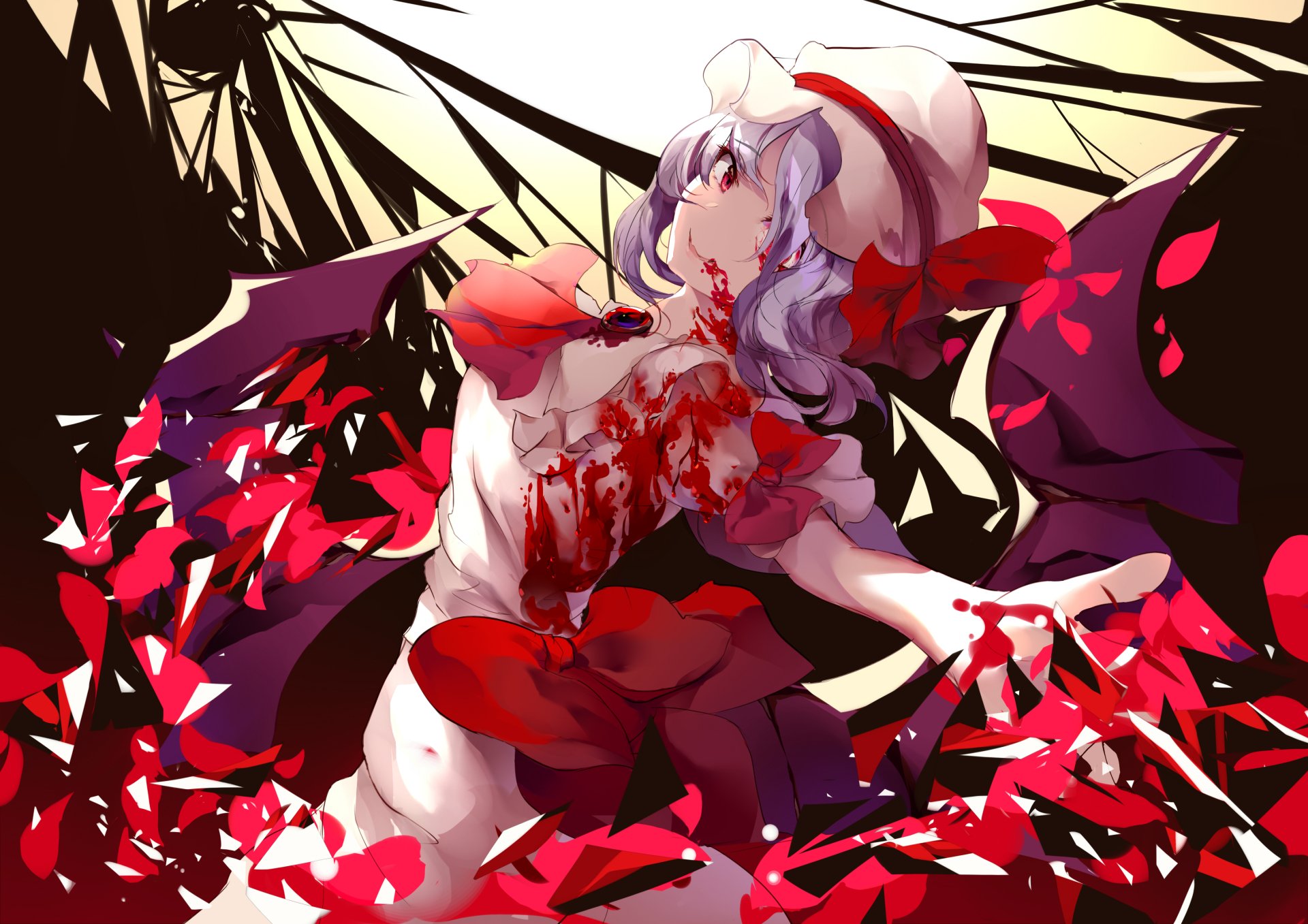 Download Remilia Scarlet Anime Touhou HD Wallpaper by 永遠の十七歳