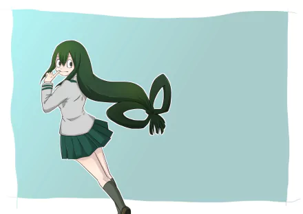 Tsuyu Asui Anime My Hero Academia HD Desktop Wallpaper | Background Image