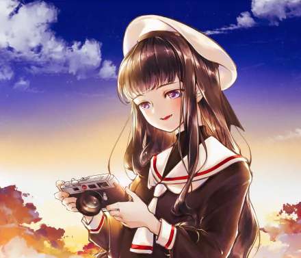 Tomoyo Daidouji Anime Cardcaptor Sakura HD Desktop Wallpaper | Background Image