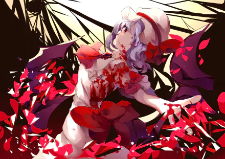 Remilia Scarlet Anime Touhou HD Desktop Wallpaper | Background Image