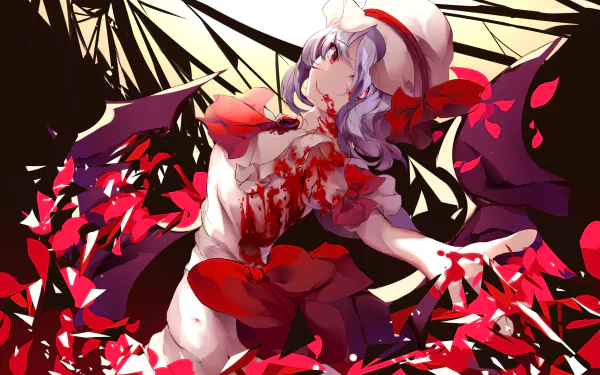 Remilia Scarlet Anime Touhou HD Desktop Wallpaper | Background Image