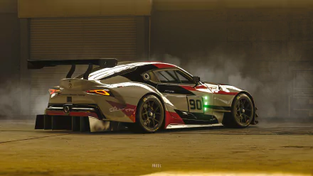 Toyota GR Supra video game Gran Turismo Sport HD Desktop Wallpaper | Background Image