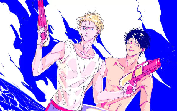 Eiji Okumura Ash Lynx Anime Banana Fish HD Desktop Wallpaper | Background Image