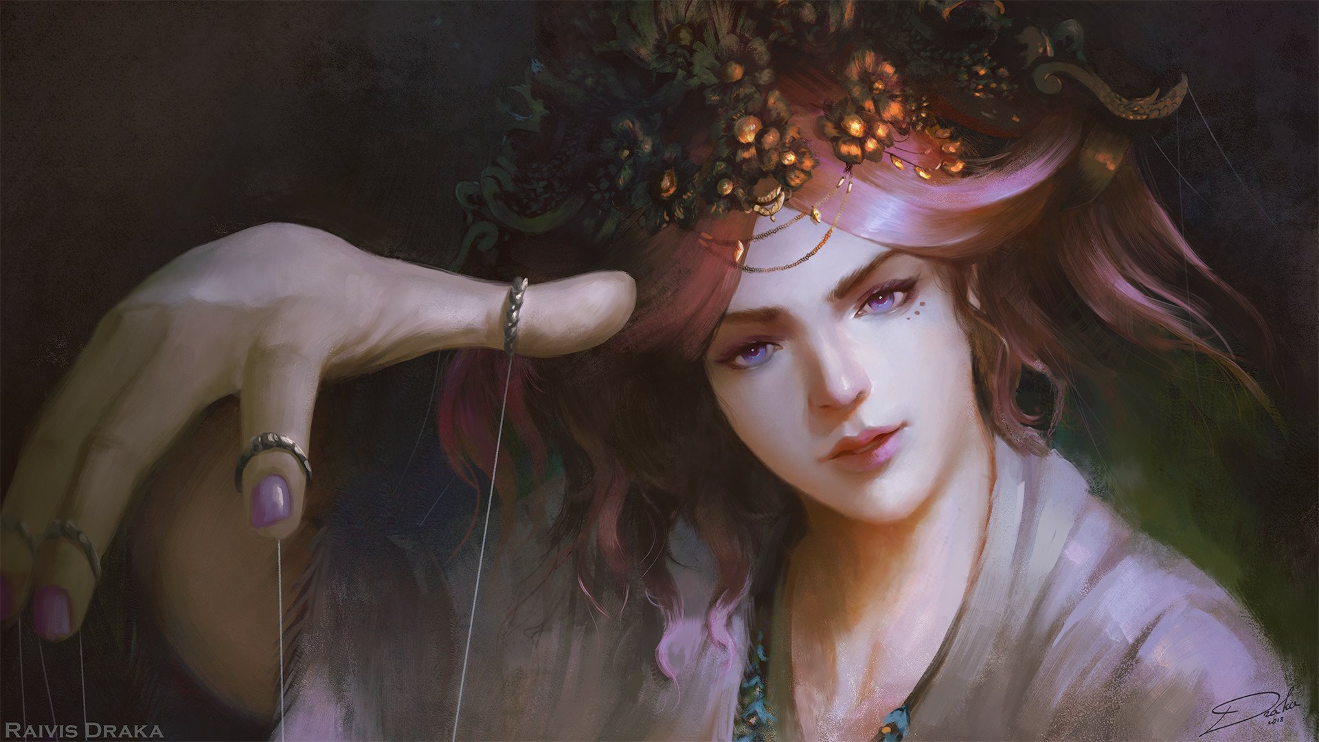 Download Fantasy Woman HD Wallpaper by RAIVIS DRAKA